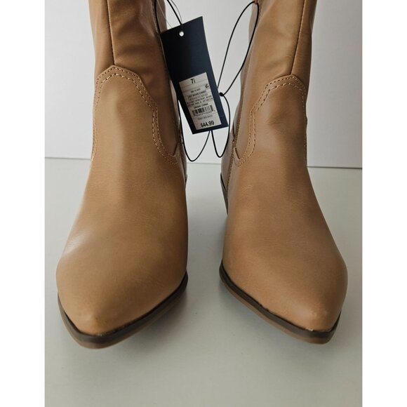 Universal Thread Womens Western Knee High Light Brown Memory Foam Boots Size 7.5 - Picture 4 of 14
